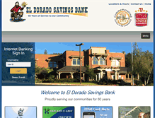 Tablet Screenshot of eldoradosavingsbank.com